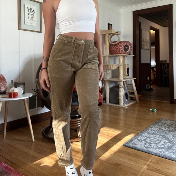 Pants - Tan corduroy pants size 6/M